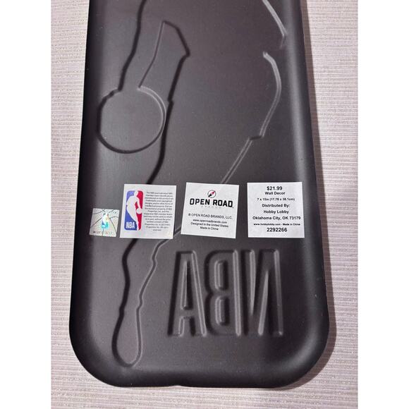 3D NBA Emblem Wall Hanging 7”X15” Great Condition! - Picture 5 of 5
